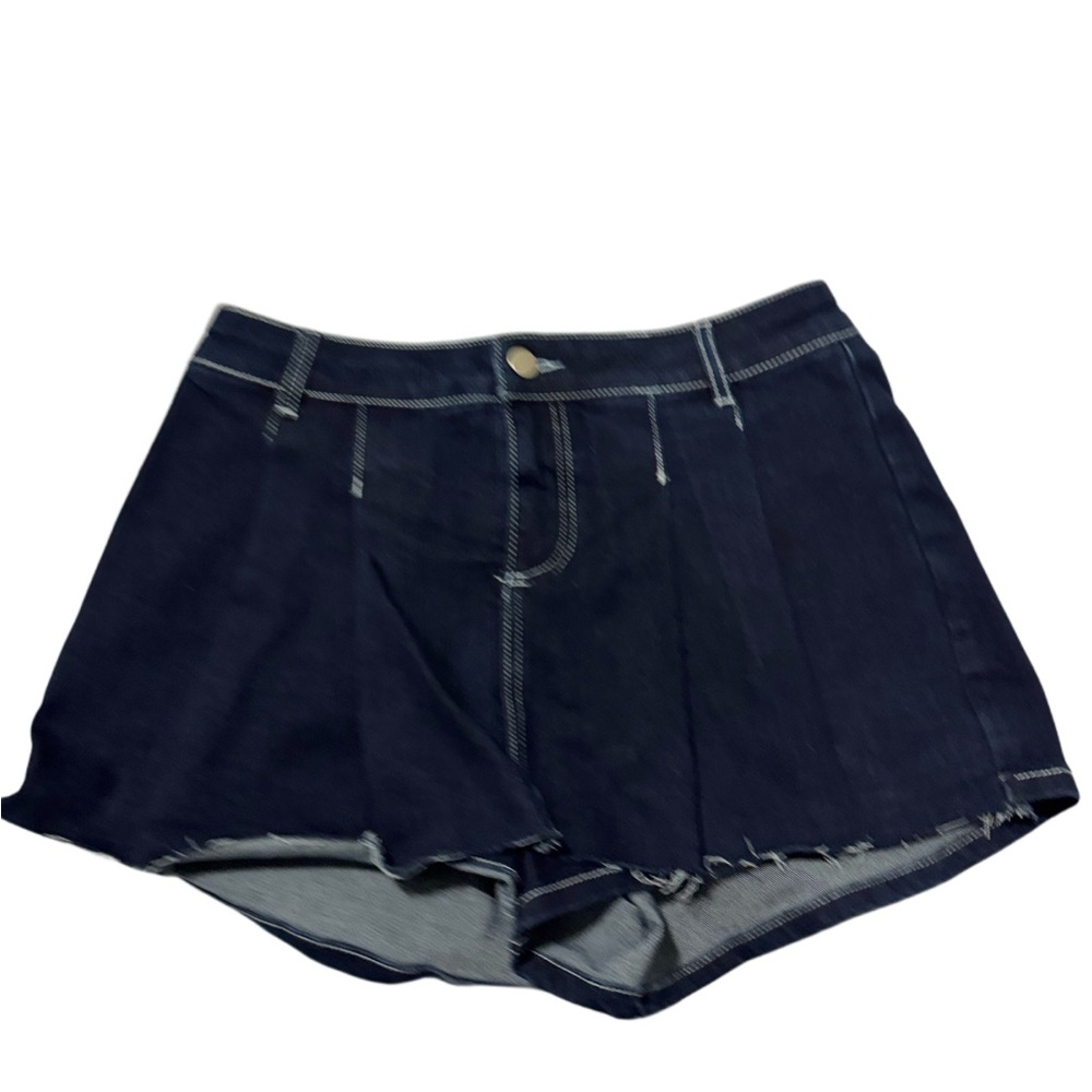 Women's Dark Wash Denim Skort